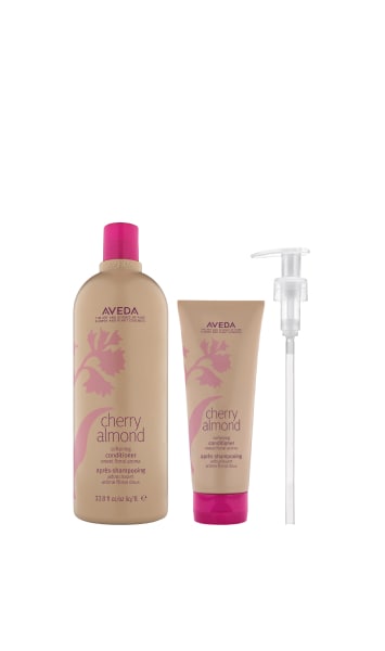 체리 아몬드 소프트닝 컨디셔너 & 펌프 기획 세트, 1000ML, 200ML