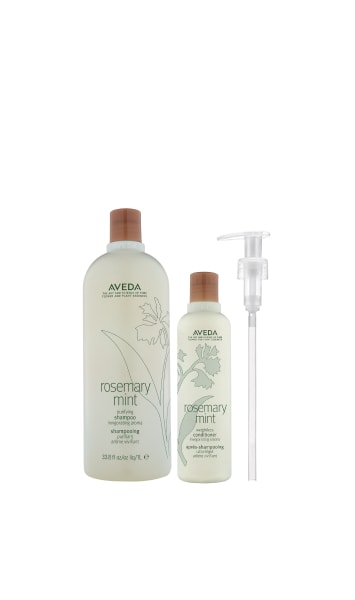 로즈메리 민트 샴푸 1L & 컨디셔너 250ML & 펌프 기획 세트, 1000ML, 250ML