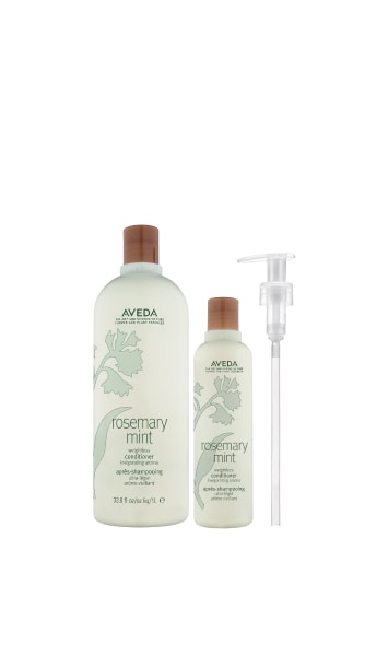 로즈메리 민트 컨디셔너 & 펌프 기획 세트, 1000ML, 250ML