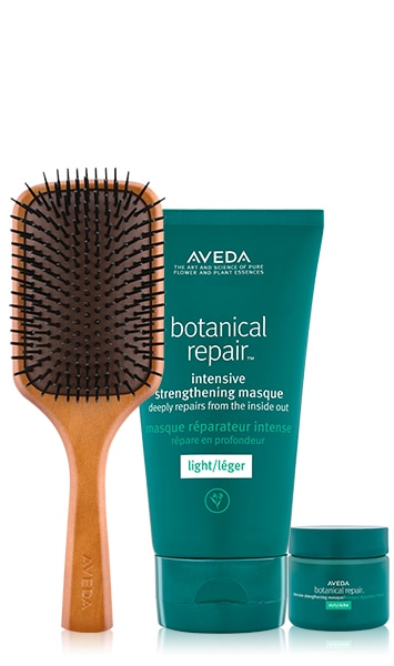 Botanical Repair Masque - light + Paddle Brush Set